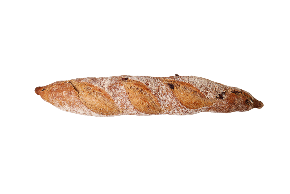 OlivenBaguette_0024 Baguette "Olive" | 350g (halbgebacken)