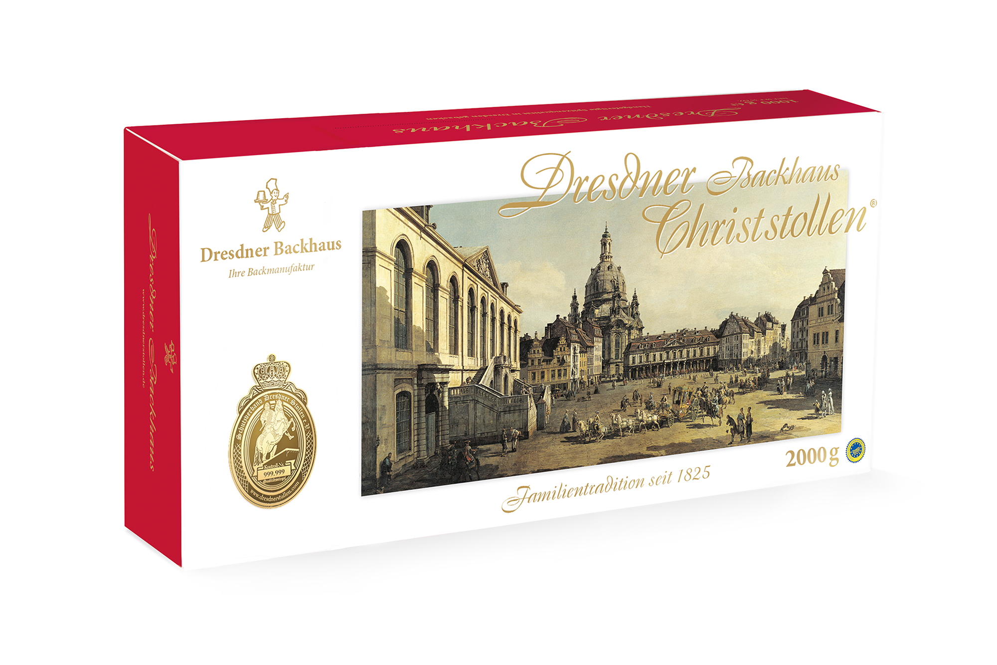 temp260 Dresdner Backhaus Christstollen® | 2000g Karton Canaletto