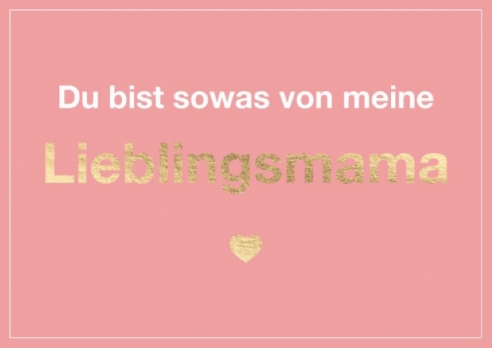 Grußkarte "Lieblingsmama"   
