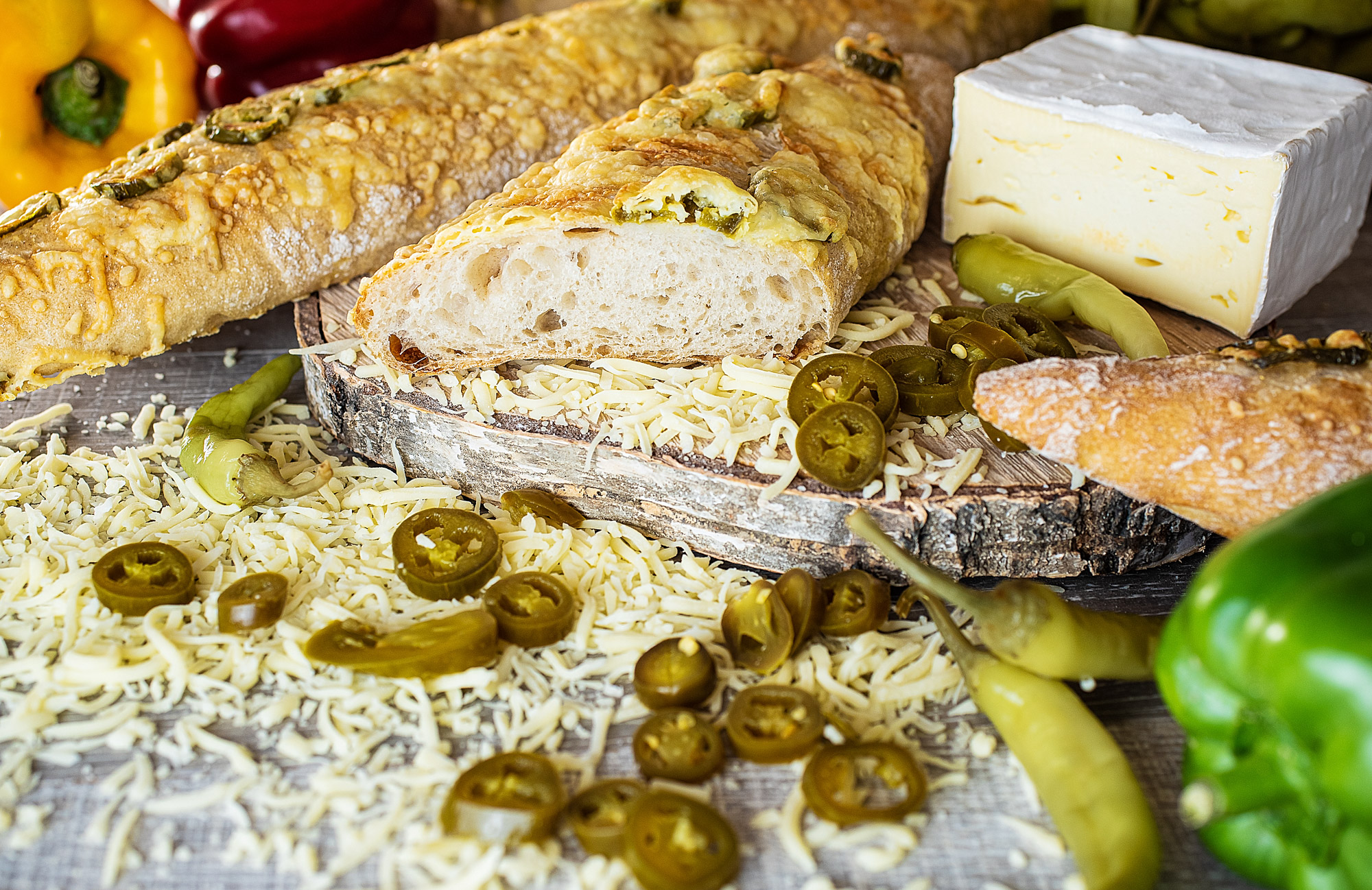 Monatsbaguette "Käse-Jalapeno" | 350g (halbgebacken)