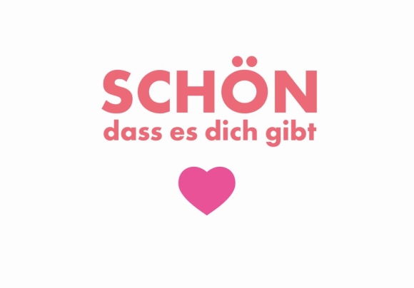 Grußkarte "Schön, dass es Dich gibt"